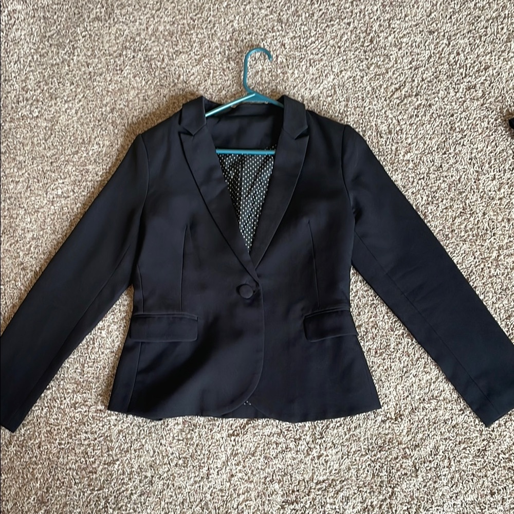 Amazon Black Blazer Tailored Suit Jacket